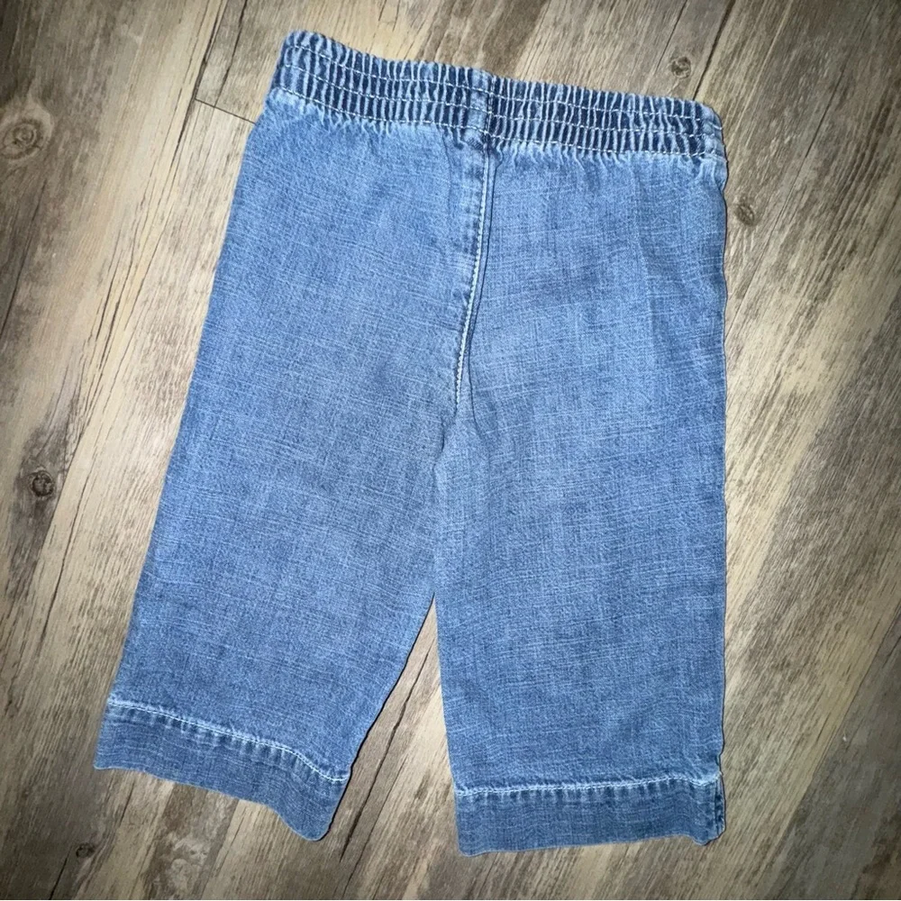 Vintage Ralph Lauren Kids Light Blue Denim Capris